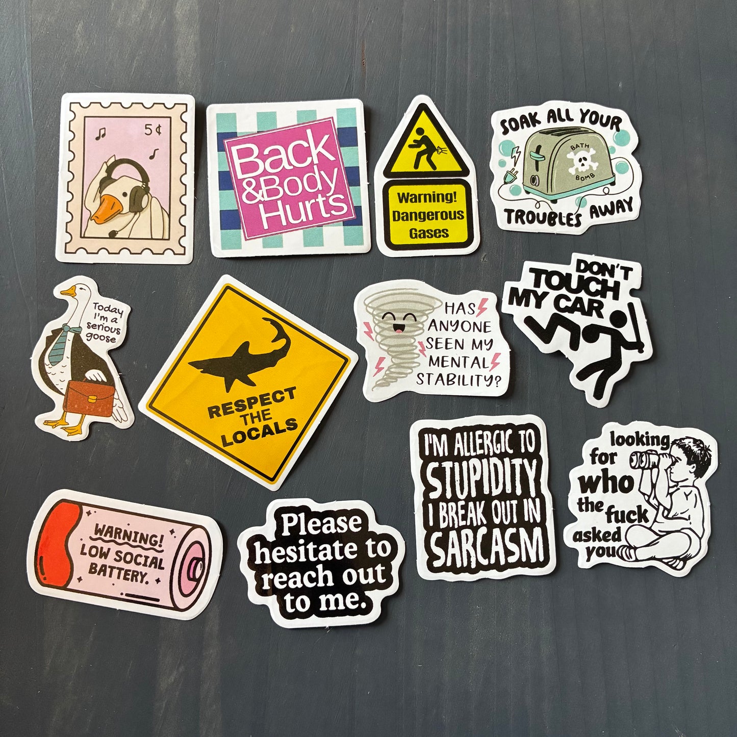 ADULT THEMED FUNNY STICKER PACKS