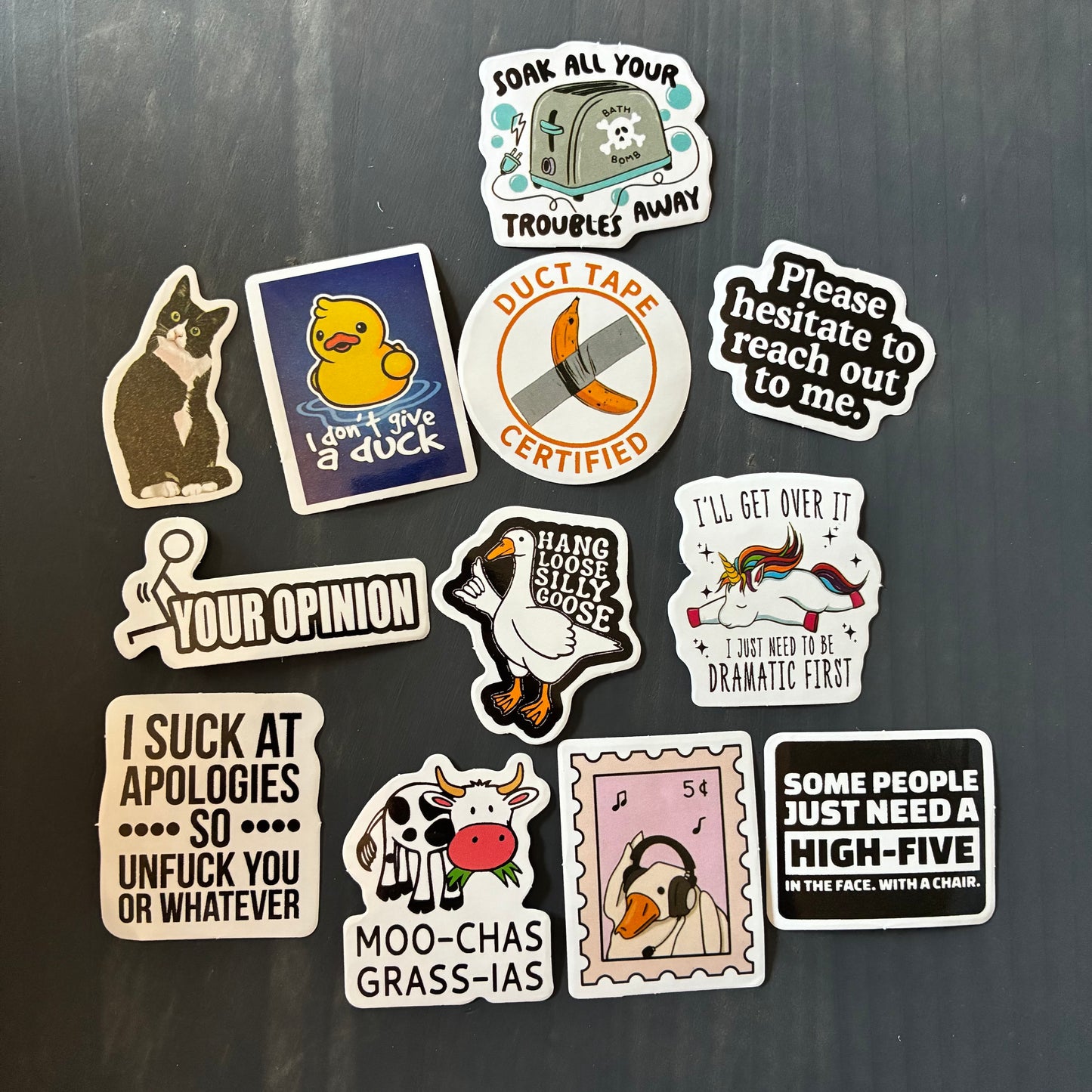 ADULT THEMED FUNNY STICKER PACKS