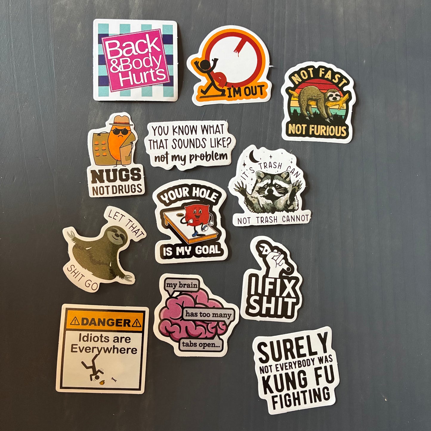 ADULT THEMED FUNNY STICKER PACKS