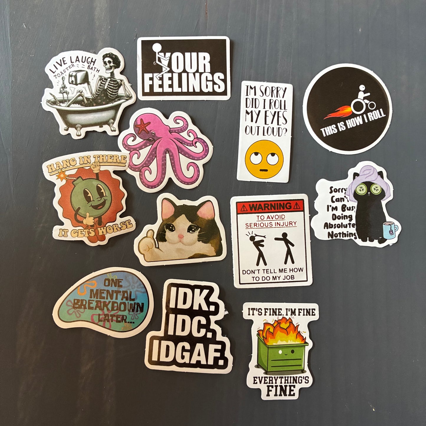 ADULT THEMED FUNNY STICKER PACKS