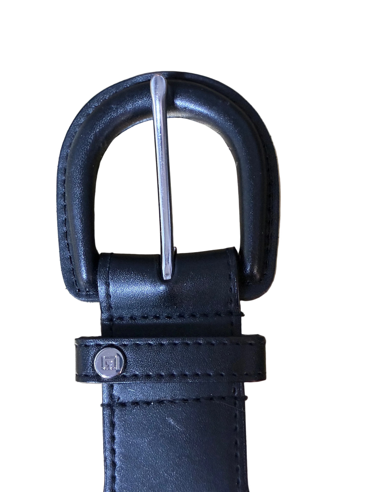 CHAPS UNISEX 2.5” WIDE BLACK ELASTIC BELT XL