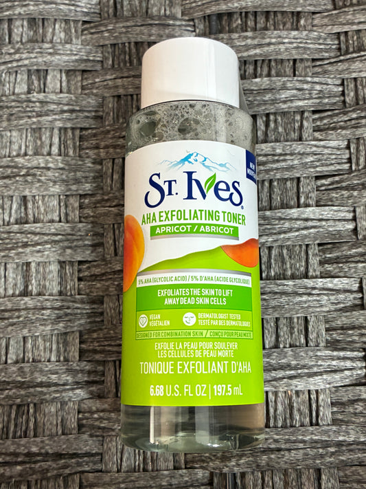ST. IVES AHA EXFOLIATING TONER APRICOT, 6.68FL OZ