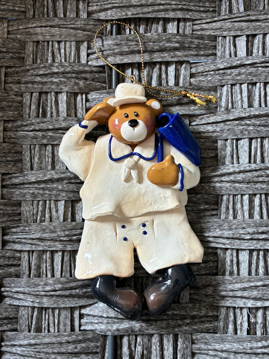 SAILOR TEDDY BEAR ORNAMENT