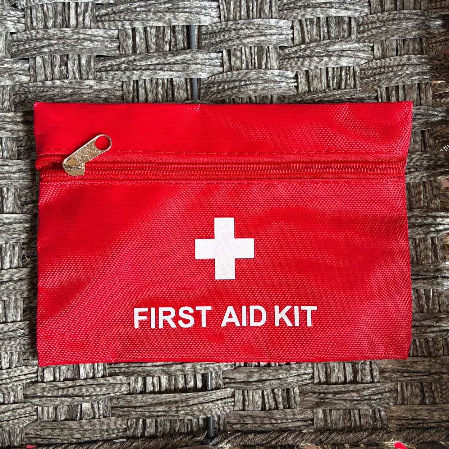 FIRST AID BAG - RED - NWOT