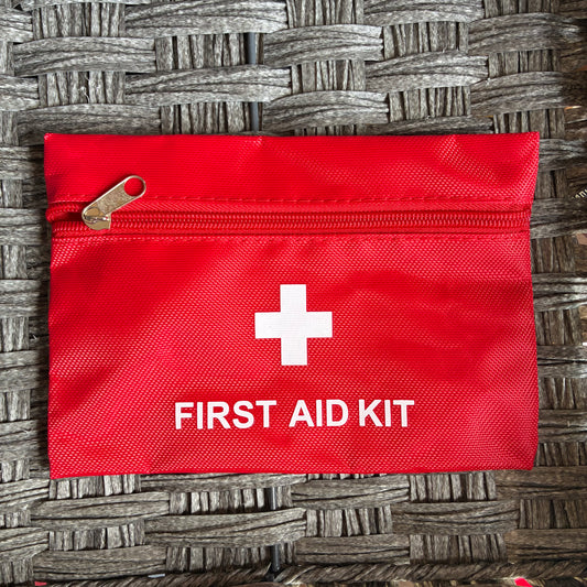 FIRST AID BAG - RED - NWOT