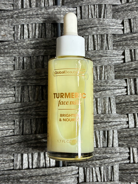 GLOBAL BEAUTY CARE TURMERIC FACE MILK BRIGHTEN & NOURISH 1.7 FL OZ