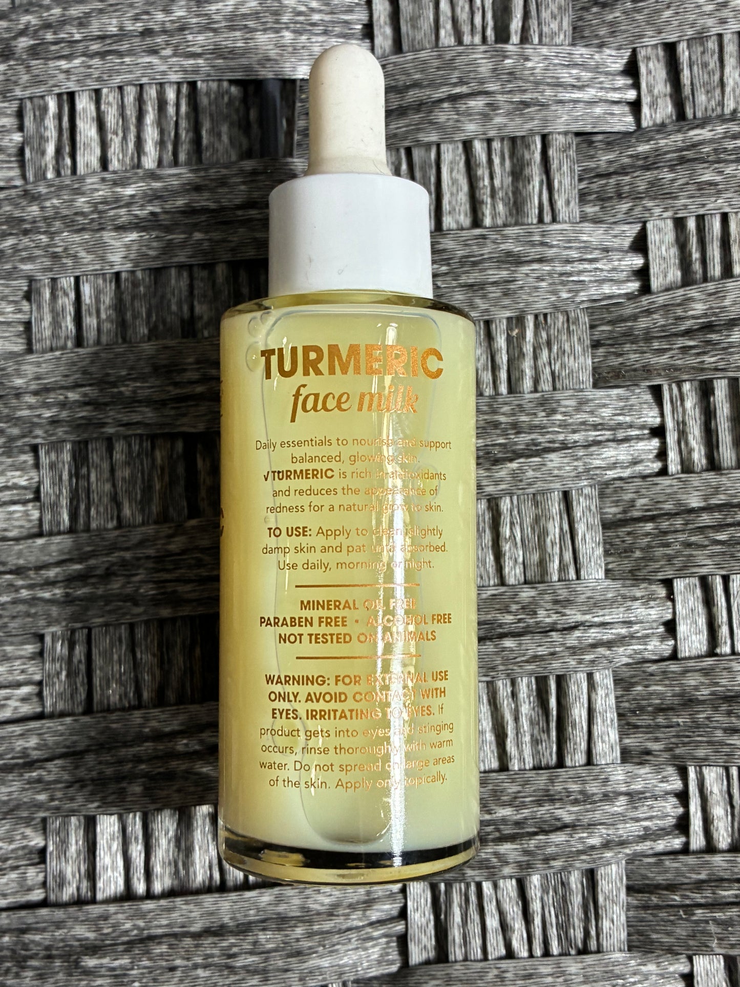 GLOBAL BEAUTY CARE TURMERIC FACE MILK BRIGHTEN & NOURISH 1.7 FL OZ
