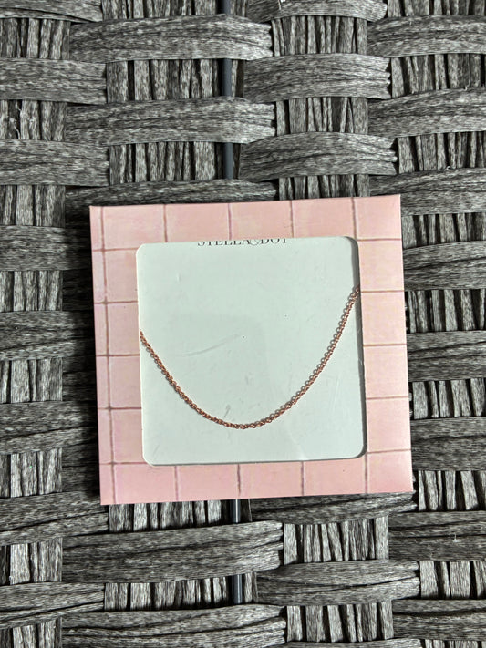 STELLA AND DOT NAMESAKE ROSE GOLD CHAIN