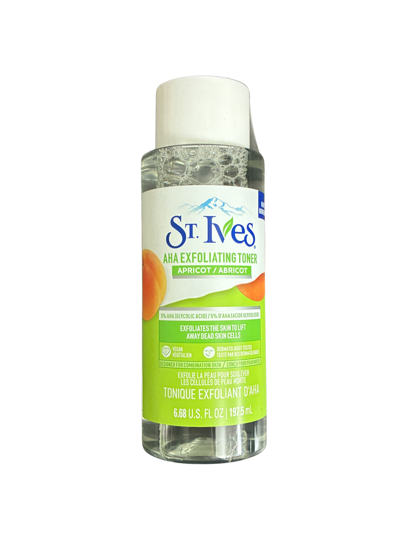 ST. IVES AHA EXFOLIATING FACE TONER APRICOT 6.68OZ