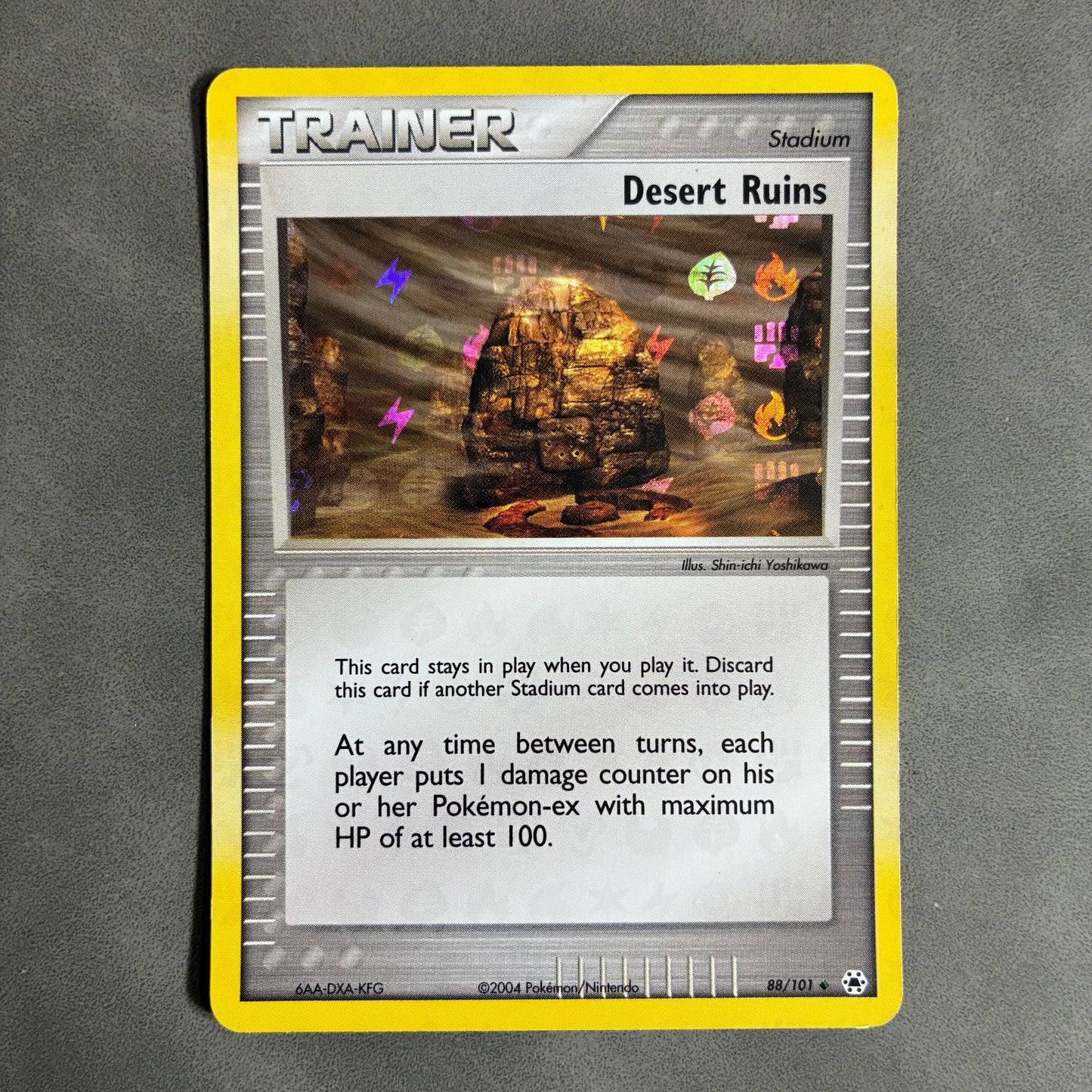 POKEMON TCG DESERT RUINS 88/101 HOLO 2004