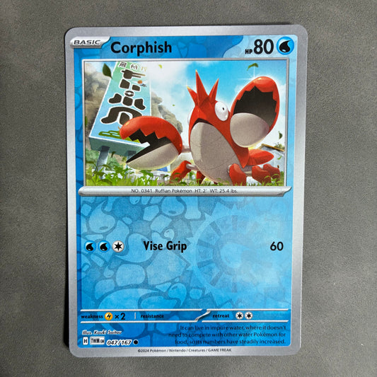 POKEMON TCG CORPHISH 047/167 HOLO 2024