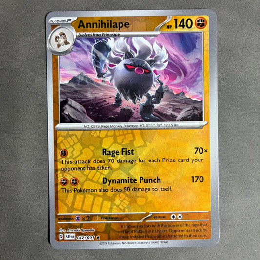 POKEMON TCG ANNIHILAPE 047/091 HOLO 2024