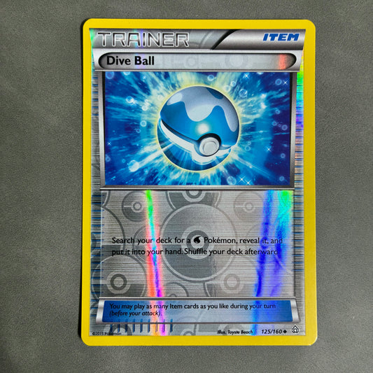 POKEMON TCG DIVE BALL 125/160 HOLO 2015 TRAINER ITEM