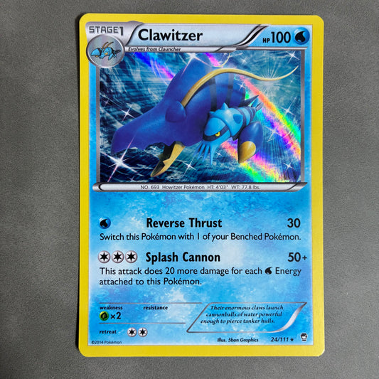POKEMON TCG CLAWITZER 24/111 HOLO 2014