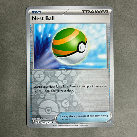 POKEMON TCG NEST BALL 084/091 HOLO 2024 TRAINER ITEM