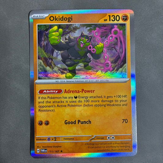 POKEMON TCG OKIDOGI 111/167 HOLO 2024