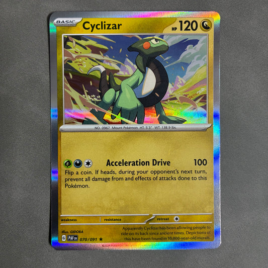 POKEMON TCG CYCLIZAR 070/091 HOLO 2024
