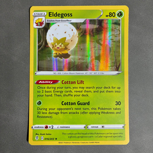 POKEMON TCG ELDEGOSS 016/203 HOLO 2021
