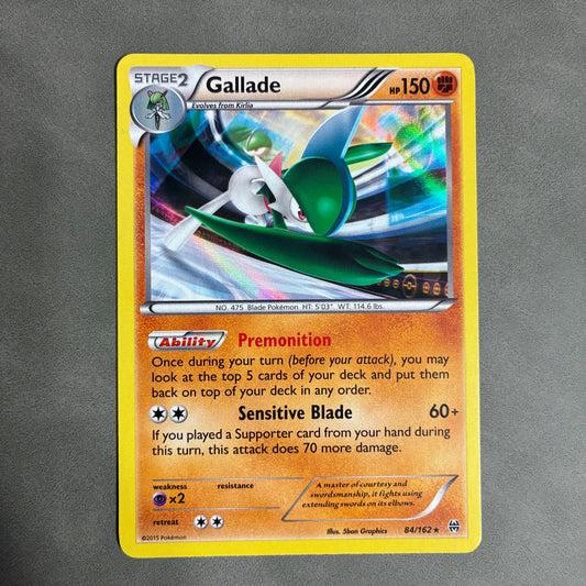 POKEMON TCG GALLADE 84/162 HOLO 2015