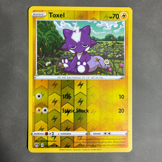 POKEMON TCG TOXEL 062/189 HOLO 2020