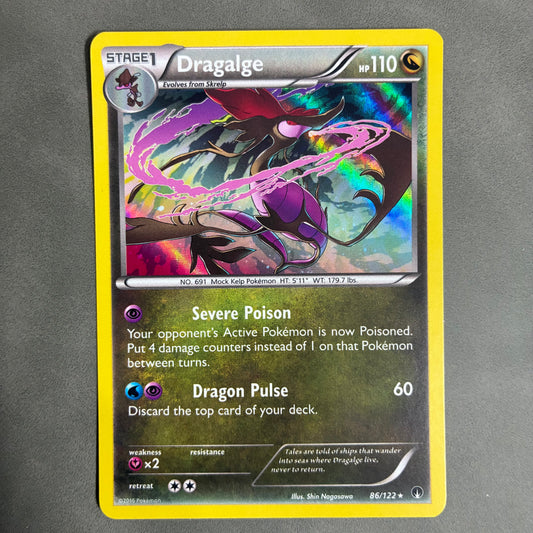 POKEMON TCG DRAGALGE 86/122 HOLO 2016
