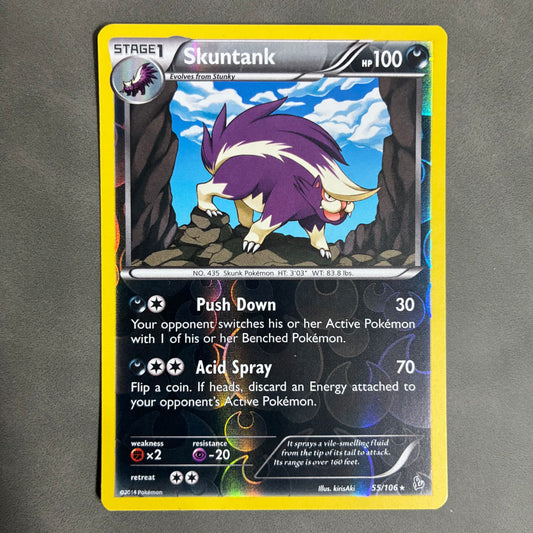 POKEMON TCG SKUNTANK 55/106 HOLO 2014