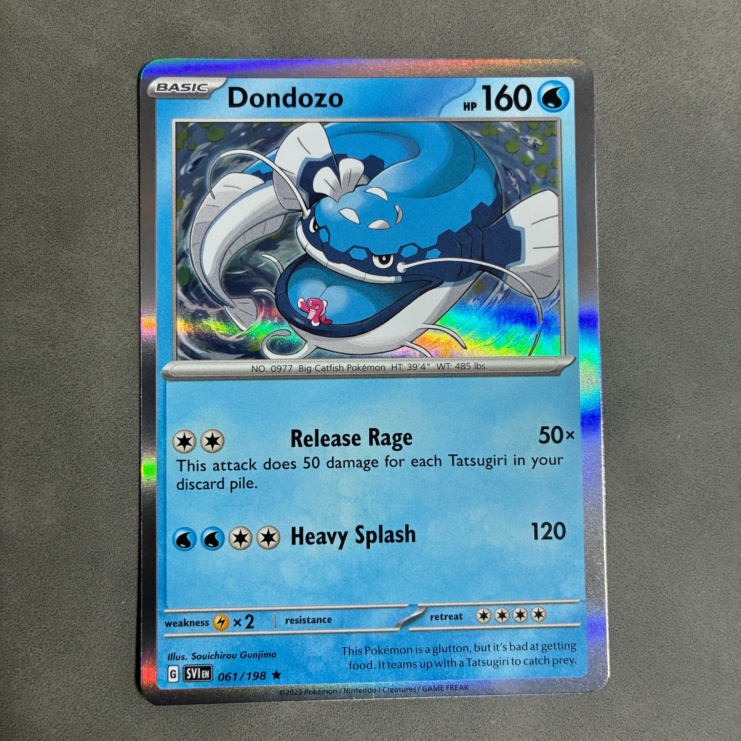 POKEMON TCG DONDOZO 061/198 HOLO 2023