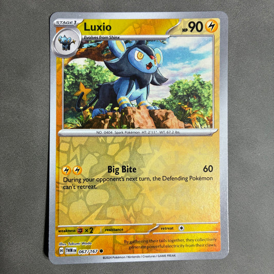 POKEMON TCG LUXIO 067/167 HOLO 2024