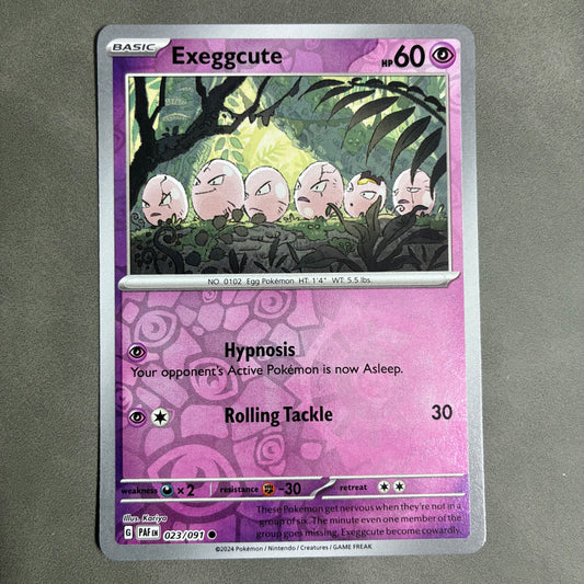 2X POKEMON TCG EXEGGCUTE 023/091 HOLO 2024