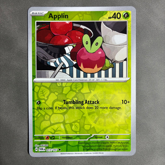 POKEMON TCG APPLIN 017/167 HOLO 2024