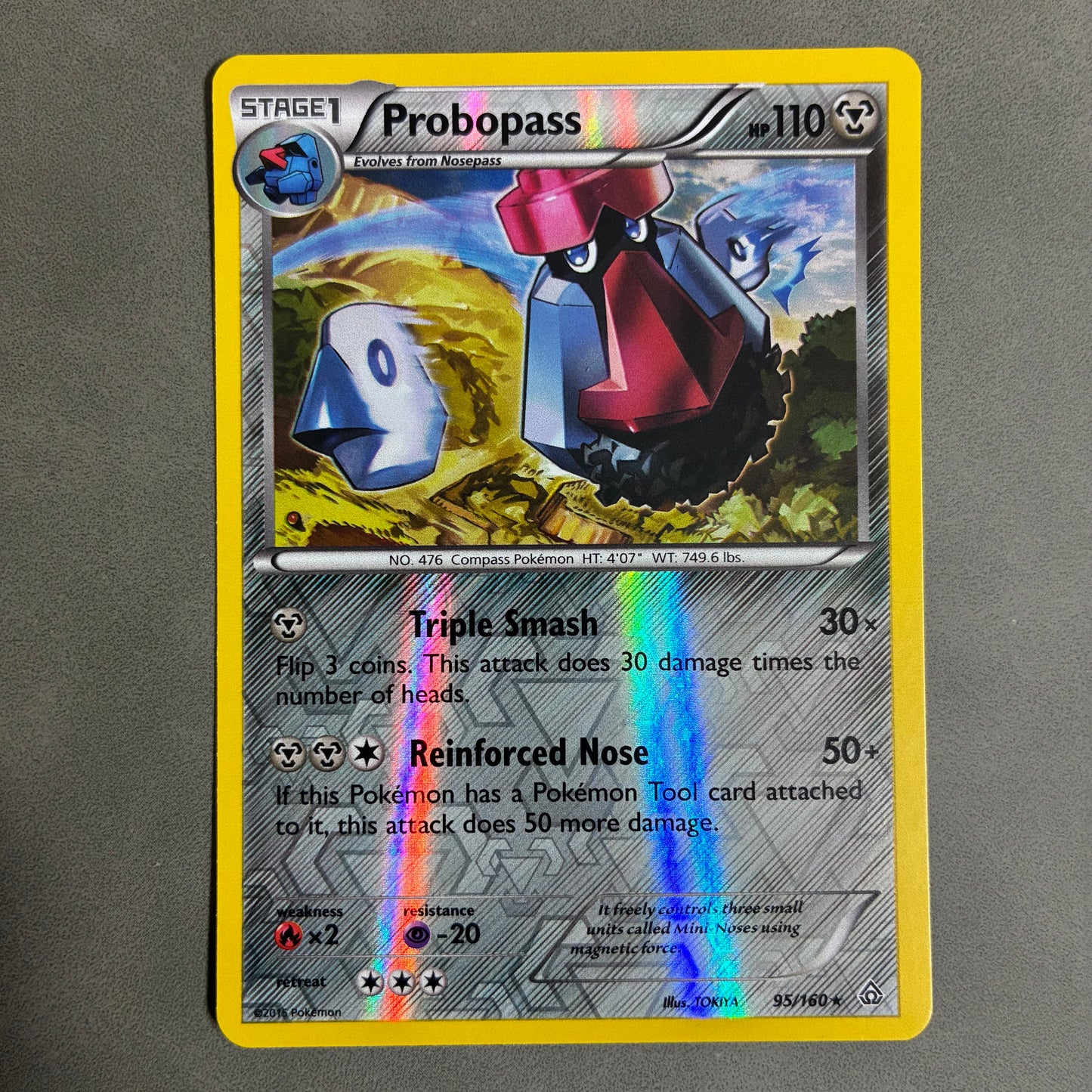 2015 POKEMON TCG PROBOPASS 95/160 HOLO