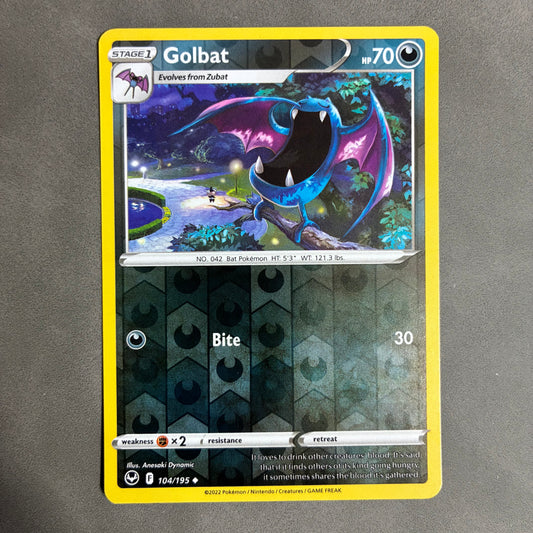 2022 POKEMON TCG - GOLBAT 104/195 HOLO