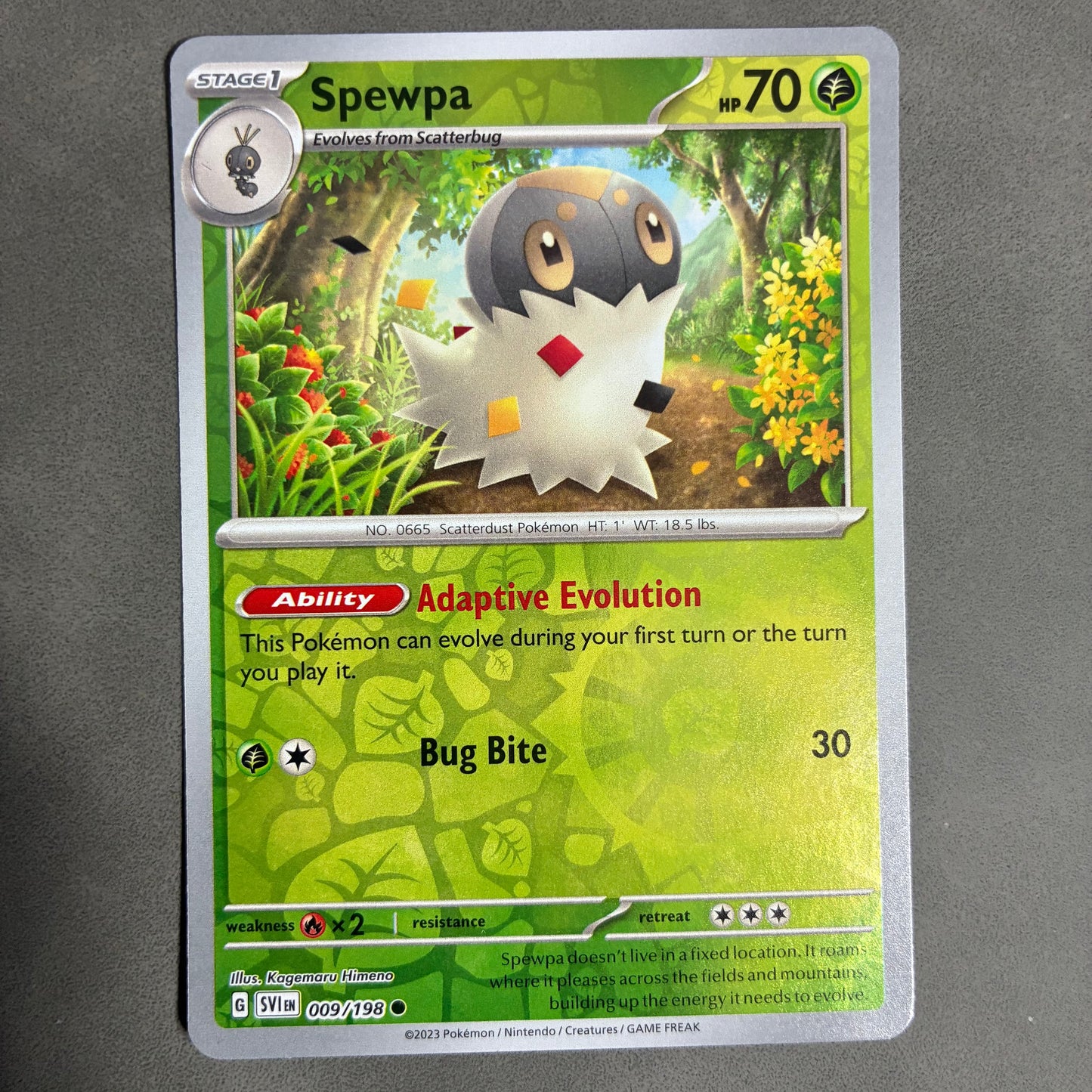 2023 POKEMON TCG - SPEWPA 009/198 HOLO