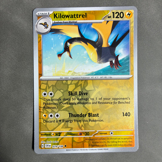 2023 POKEMON TCG - KILOWATTREL 079/198 HOLO