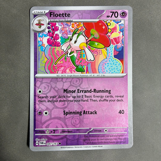 2024 POKEMON TCG - FLOETTE 087/167 HOLO