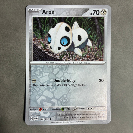 2024 POKEMON TCG - ARON 120/167 HOLO