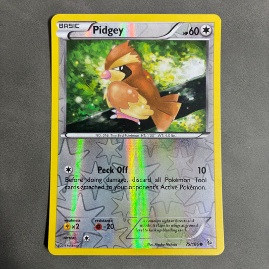 2014 POKEMON TCG - PIDGEY 75/106 HOLO