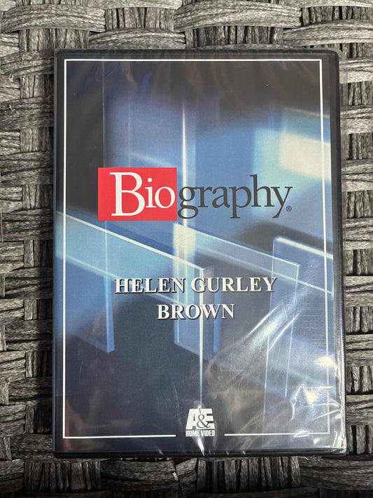 A&E HOME VIDEO DVD BIOGRAPHY "HELEN GURLEY BROWN" 1996 SEALED