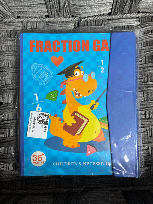 CHILDREN'S NECESSITIES 36+ MONTHS FRACTION GAME MAGNETIC FRACTION LEARNING TOOL