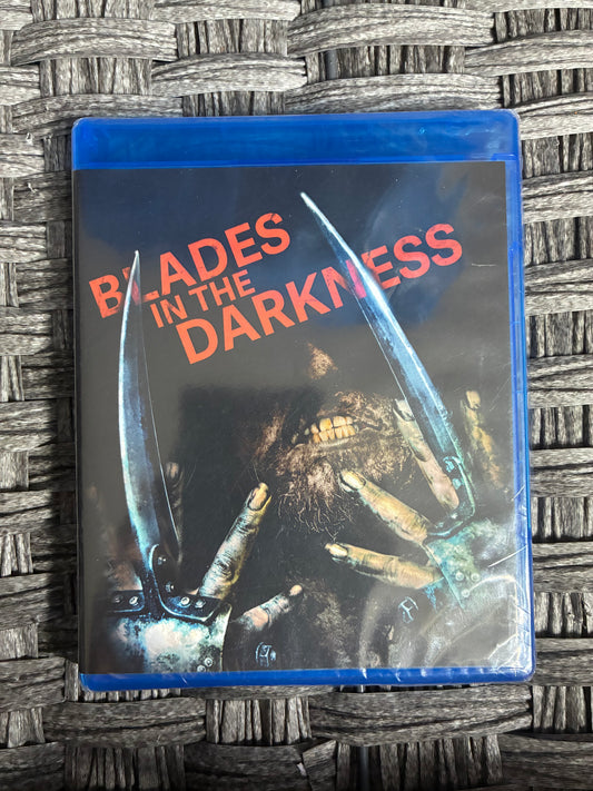 BLADES IN THE DARKNESS (BLU-RAY 2025) SEALED HORROR THRILLER FRIGHTFUL HALLOWEEN