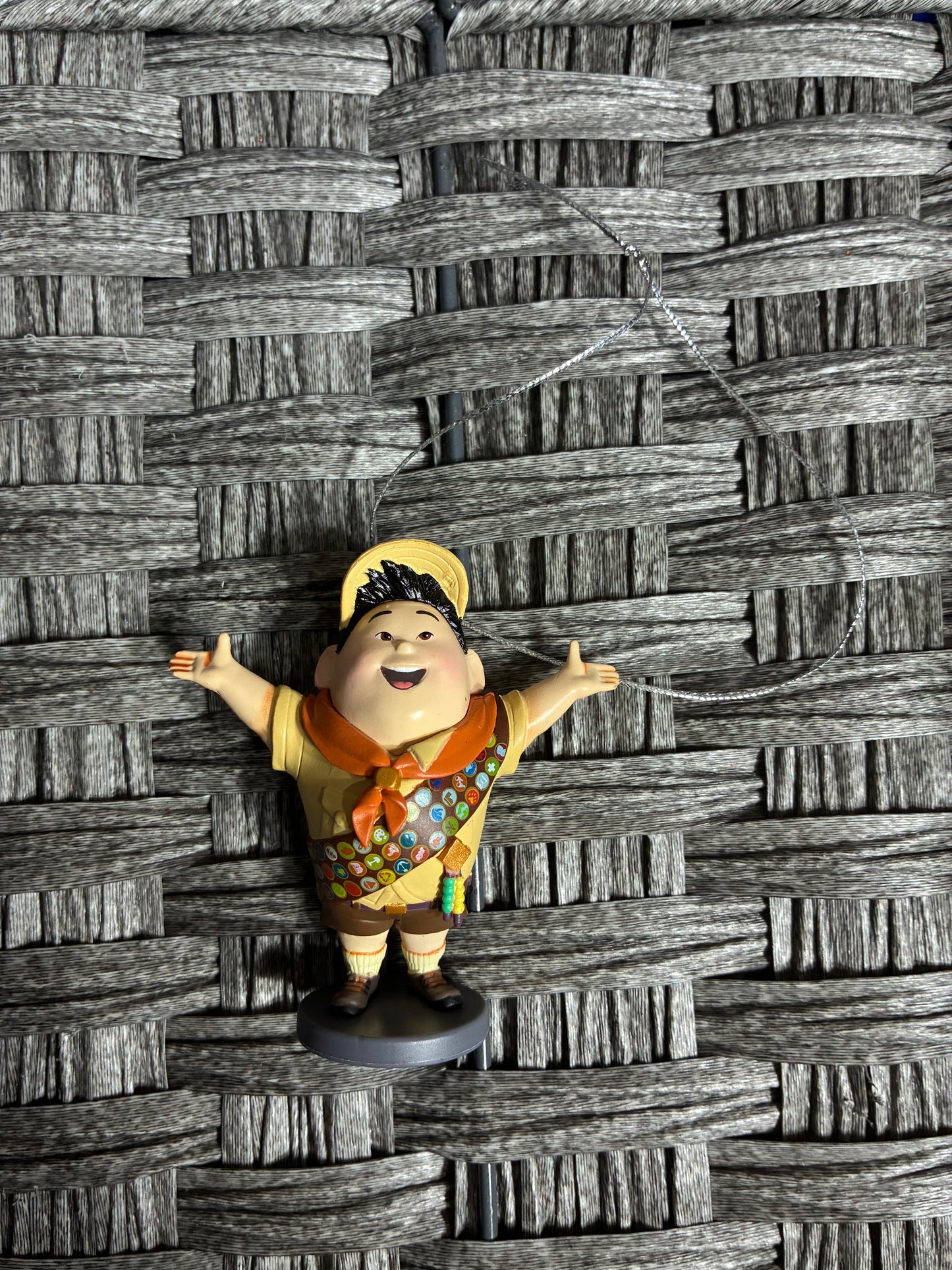 DISNEY PIXAR RUSSELL FROM UP PVC FIGURE ORNAMENT