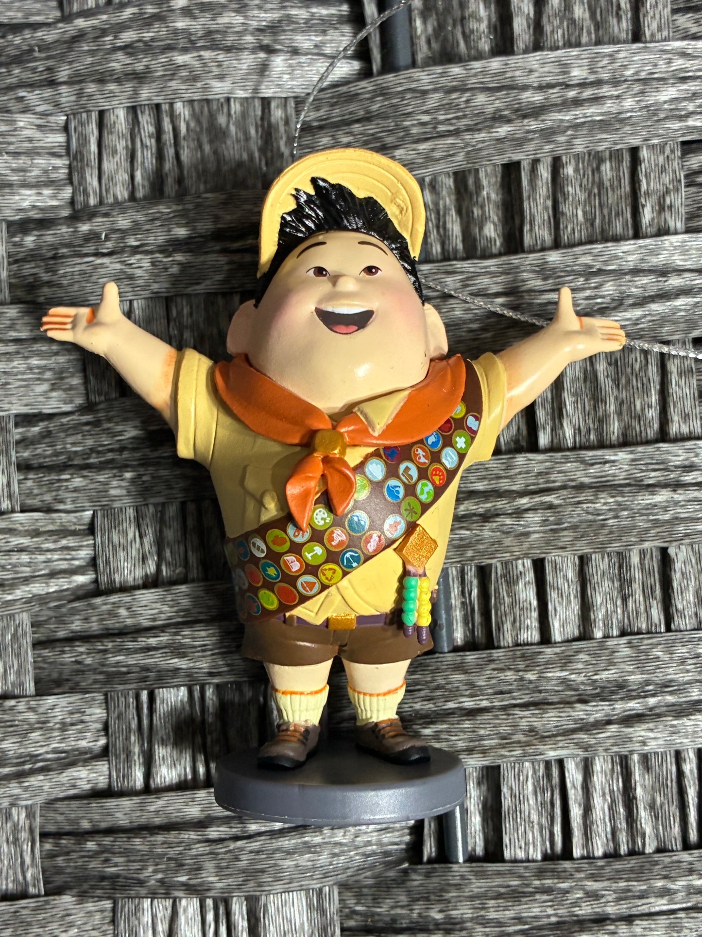 DISNEY PIXAR RUSSELL FROM UP PVC FIGURE ORNAMENT