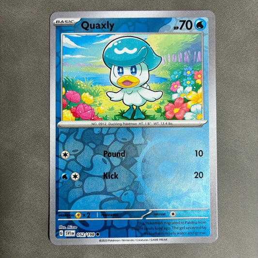 POKEMON TCG QUAXLY 052/198 HOLO 2023