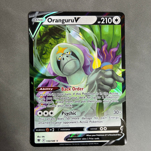 POKEMON TCG ORANGURU V 133/189 HOLO 2022
