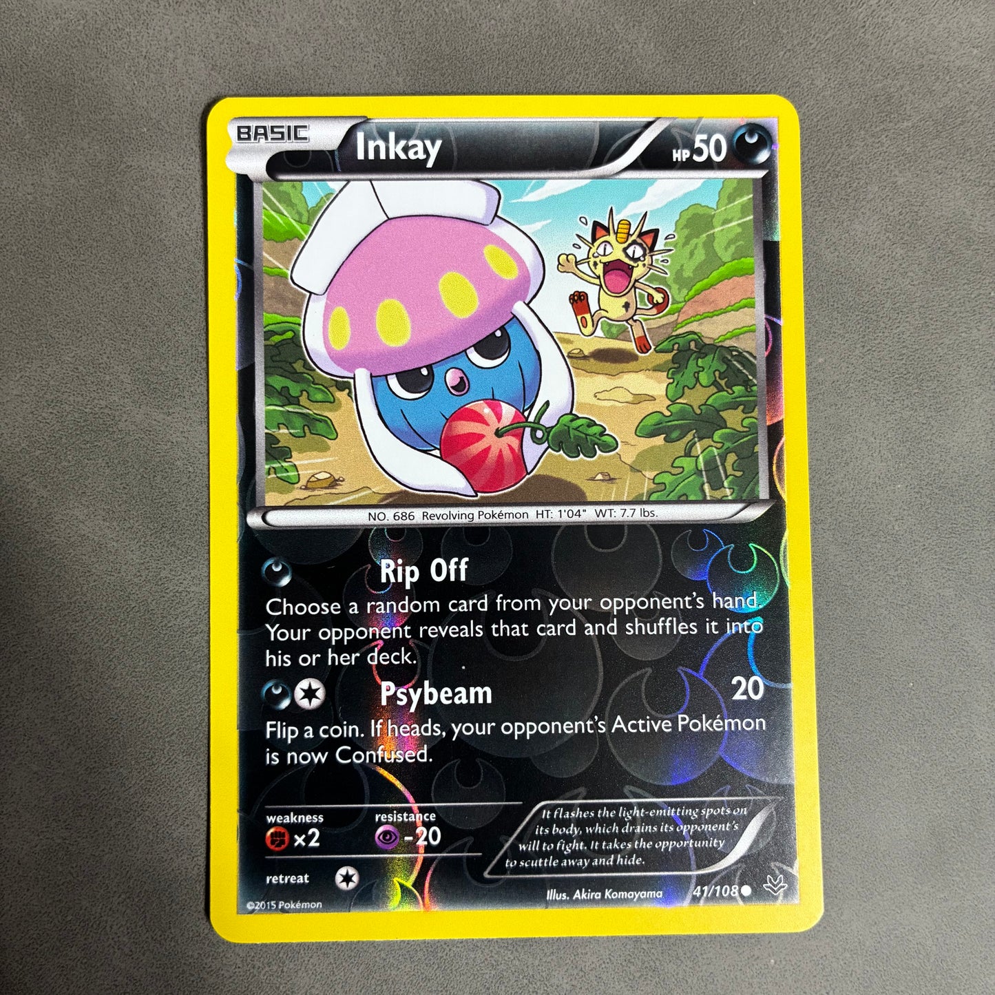 POKEMON TCG INKAY 41/108 HOLO 2015
