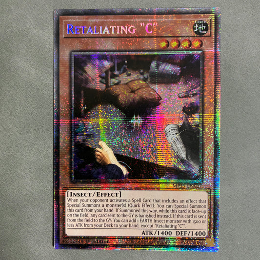 YU-GI-OH TCG RETALIATING "C" MP25-EN027 1ST EDITION HOLO