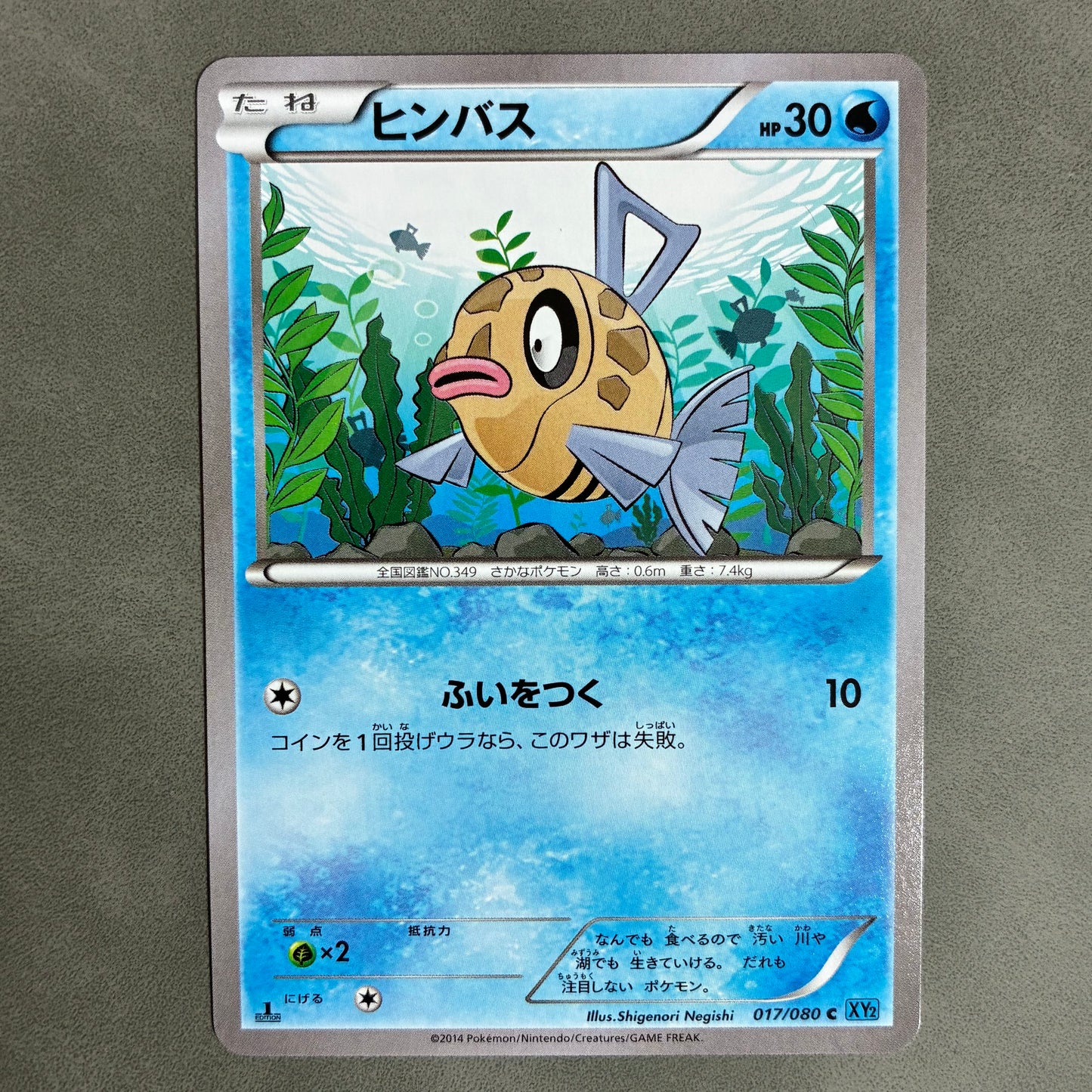 POKEMON TCG FEEBAS 017/080 JAPANESE 2014 1ST EDITION