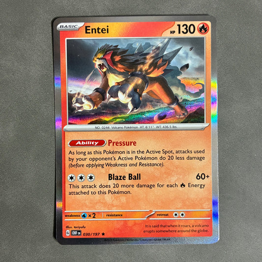 POKEMON TCG ENTEI 030/197 HOLO 2023