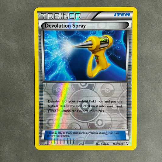 POKEMON TCG DEVOLUTION SPRAY 113/124 HOLO 2012 TRAINER ITEM