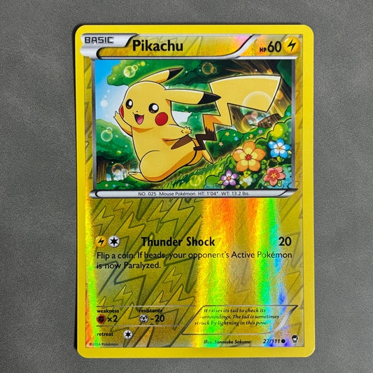 POKEMON TCG PIKACHU 27/111 HOLO 2014